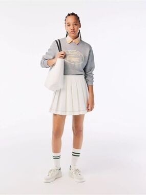 Gray Crewneck Graphic Sweater